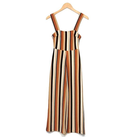 Urban Outfitters Striped Jumpsuit Sleeveless Wide Leg Boho Summer Casual Soft XS - Picture 15 of 15